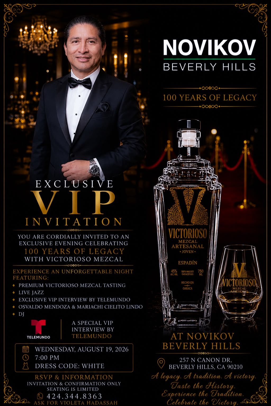 100 Years of Legacy — A Private VIP Evening at Novikov