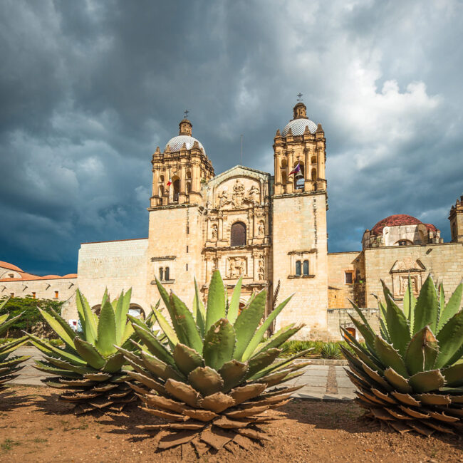 Oaxaca city temple